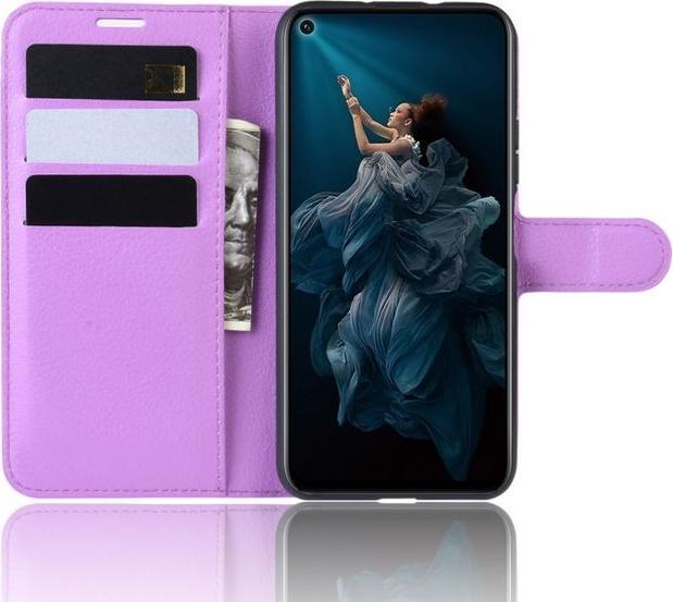 Actual product image MU Classic Litchi Leather Bookcover Series (Honor 20 Pro)