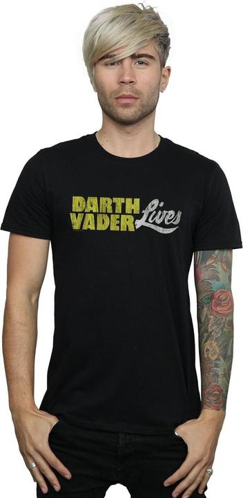 Immagine prodotto Star Wars Darth Vader Lives Logo Maglietta Uomo (4XL)