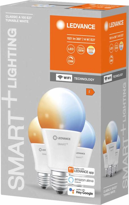 Image du produit Ledvance Classic A (E27, 14 W, 1521 lm, 1 x, F)