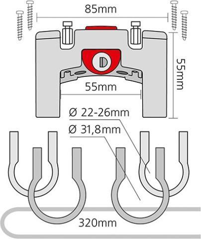 Image du produit KlickFix Adaptateur pour guidon