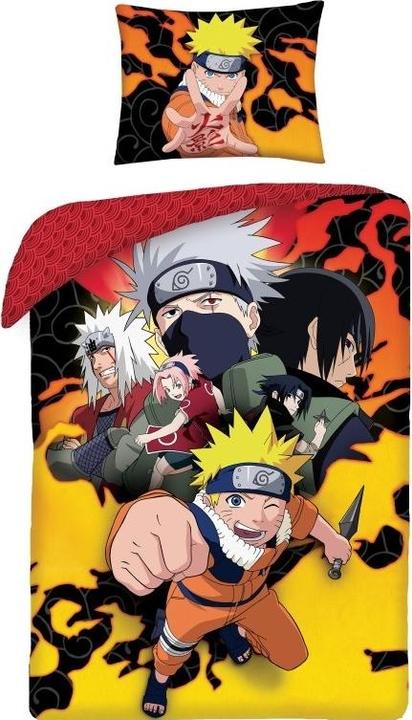 MCU Naruto Sasuke linge de lit - coton doux - 140 x 200 cm