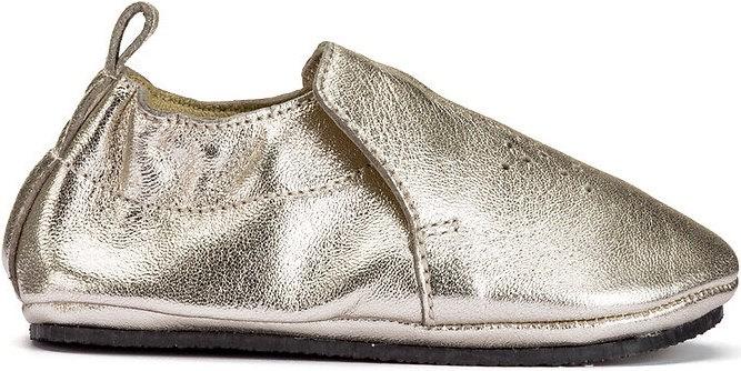 Image du produit La Redoute Collections Chaussons en cuir doré avec motif d'étoile (19)