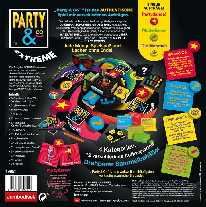 Actual product image Jumbo Party & Co. Extreme 4.0 19951 (German)