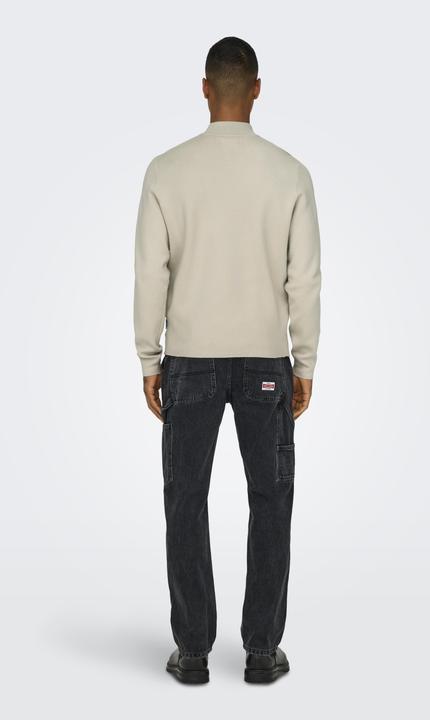Produktbild Only & Sons Onscooper Reg 12 Half Zip High Neck Knit (XS)