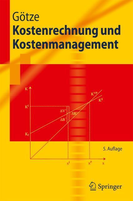 Produktbild Kostenrechnung und Kostenmanagement (Deutsch, Uwe, Götze, 2003)