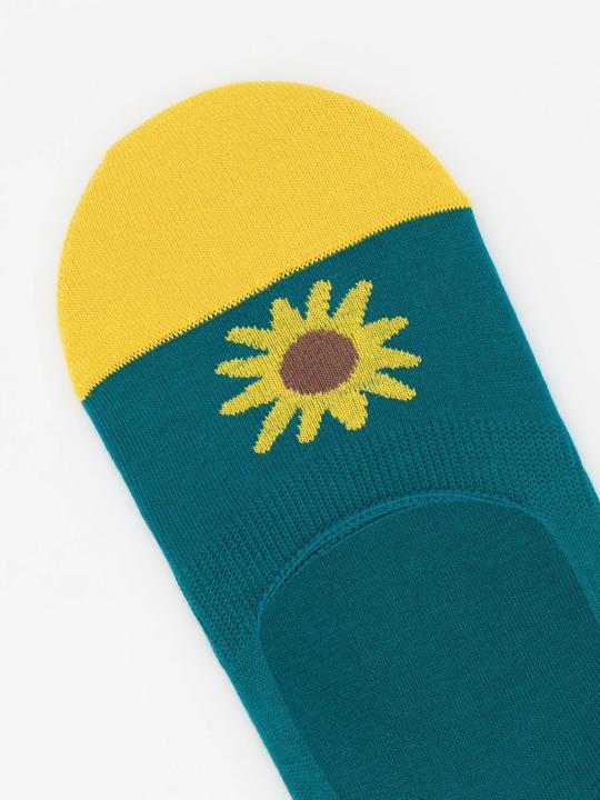 Actual product image DillySocks Hidden Blooming Sunflower (Single pack, 39 - 42)