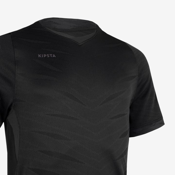 Image du produit Kipsta Maillot de football homme/femme manches courtes - CLR noir (S)