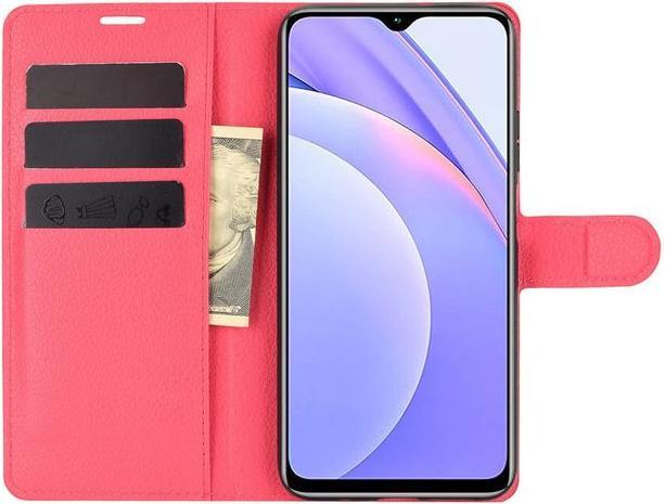 Produktbild MU Classic Litchi Leder Bookcover Series (Xiaomi Redmi 9T, Realme 9 4G)
