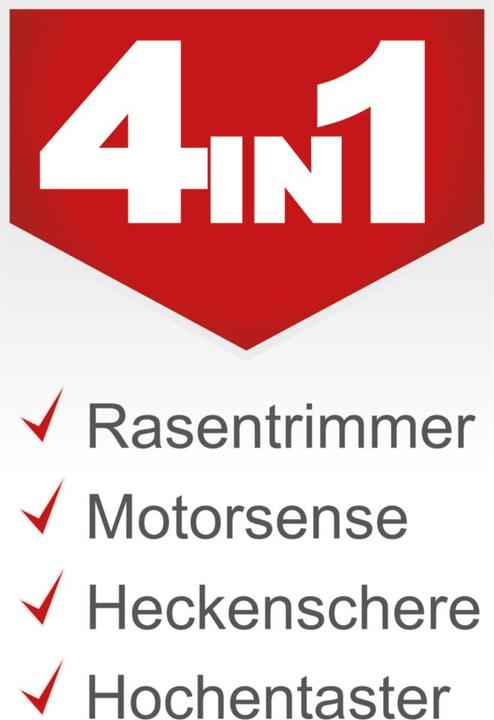 Produktbild Scheppach 4in1 Multigartengerät MFH3300-4P 1.22PS (Trimmfaden, Metallschneideblatt)