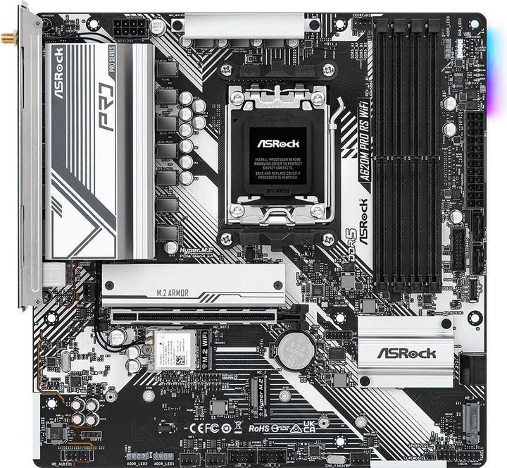 Actual product image AsRock A620M Pro RS (AM5, AMD A620, mATX)