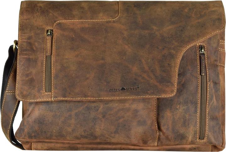 Image du produit Greenburry Vintage Revolver Bag Sac à bandoulière en cuir 40 cm