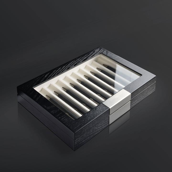 Image du produit Heisse & Söhne Boîte de rangement crayons Monteray 10 - Frêne noir satiné