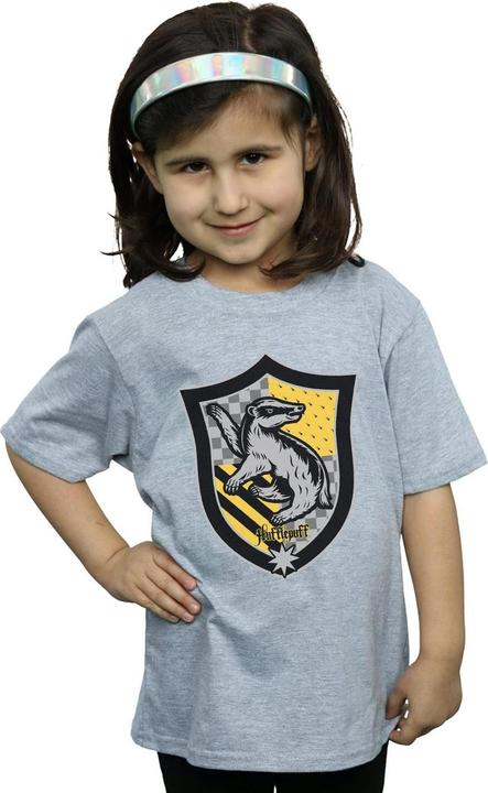 Immagine prodotto Hufflepuff Crest Flat Maglietta Ragazze (128)