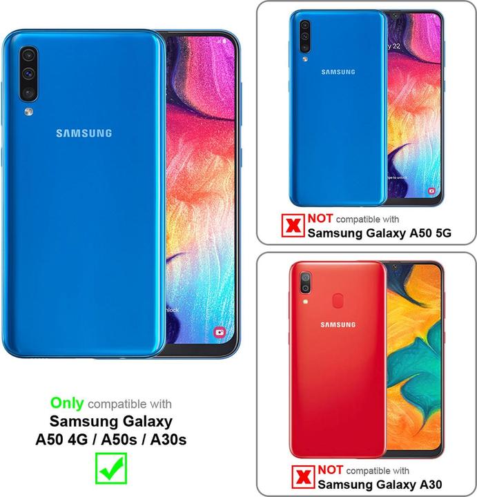 Actual product image Cadorabo Book Jeans Optics Cover (Samsung Galaxy A30s, Samsung Galaxy A50s)