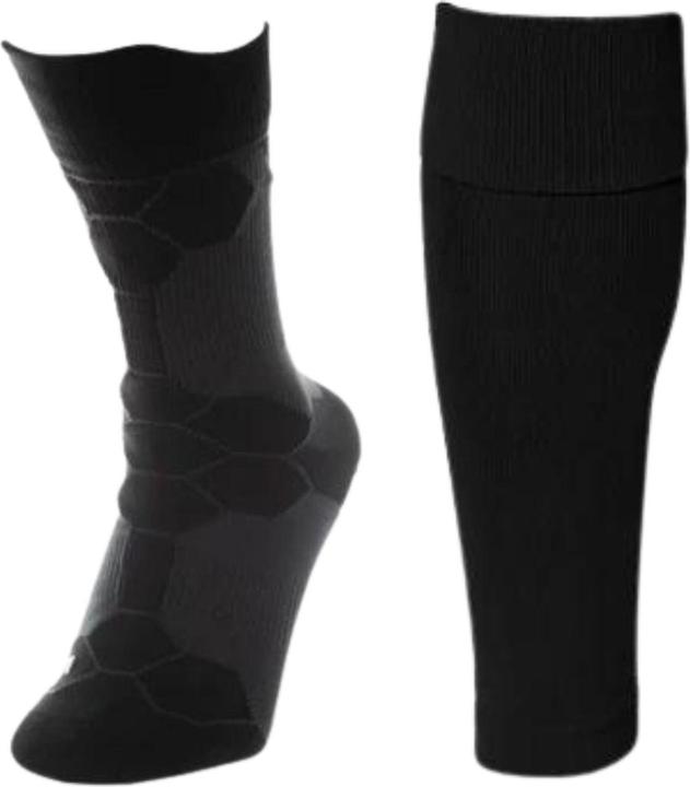 NovoSoxx Fussballstulpen und Socken Grösse 42-47 Schwarz Set Tubxx und GripSoxx (42 - 47)