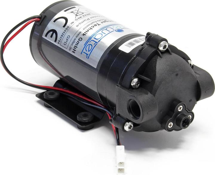 Naturewater Druckerhöhungspumpe 50 GPD (190 l) Booster Pumpe 24W Umkehrosmose (Boosterpumpe)
