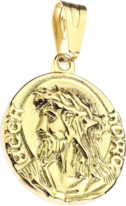 Produktbild Star Piercing Anhänger vergoldet Jesus (Chirurgenstahl 316L)