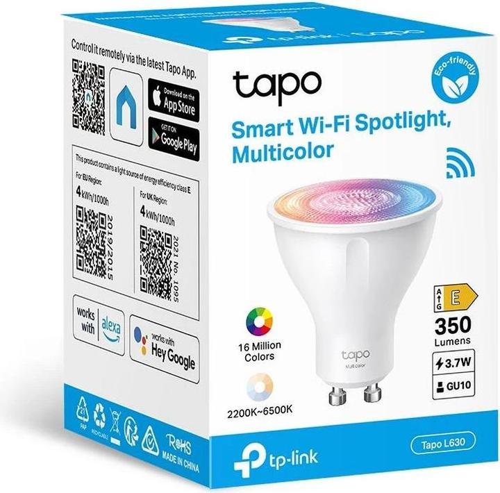 Produktbild TP-Link Tapo L630 (2-pack) (GU10, 3.70 W, 350 lm, 2 x, E)