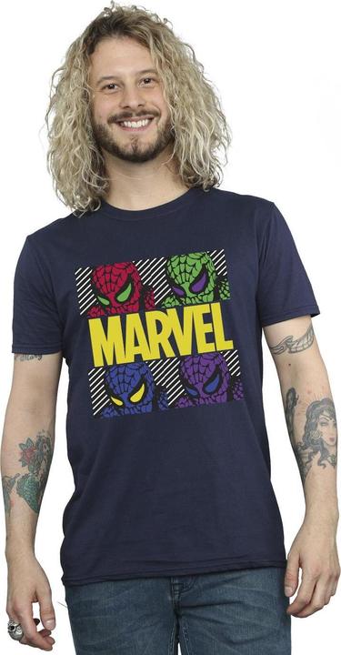 Actual product image Mens Spider-Man Pop Art T-Shirt (XL)