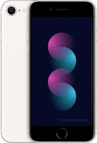 Actual product image Re!commerce iPhone SE 2022 (128 GB, Starlight, White, 4.70", 12 Mpx, SIM + eSIM, A / Like new)