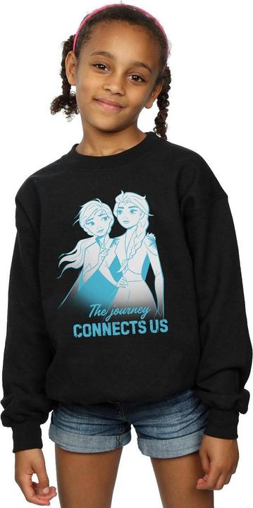 Image du produit Disney - Sweat FROZEN ELSA AND ANNA THE JOURNEY CONNECTS US - Fille (140, 146)