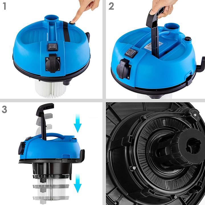 Immagine prodotto Masko Aspirapolvere industriale 6IN1, blu (Aspirapolvere a umido e a secco)