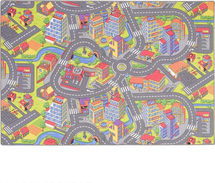 Image du produit Snapstyle Tapis de jeu pour enfants Little Town 3D (80 x 160 cm)