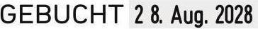 Actual product image Trodat Word band stamp 1117