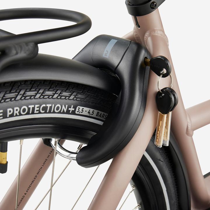 Produktbild Btwin E-Lastenfahrrad Long John F900E Family taupe