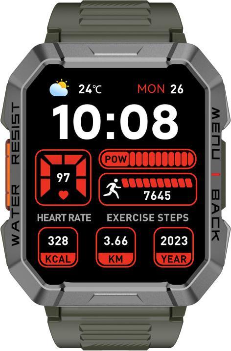 Produktbild Blackview W60 (Robuste Connected Watch - 2.01" - Integriertes Mikrofon) Grün