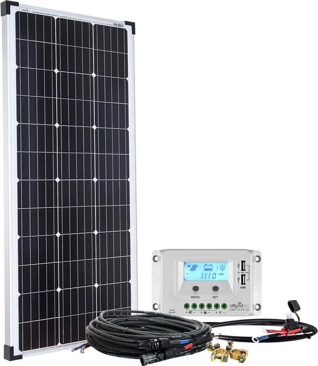 Offgridtec ® basicPremium-L Système solaire 100W 12V complet (100 W)