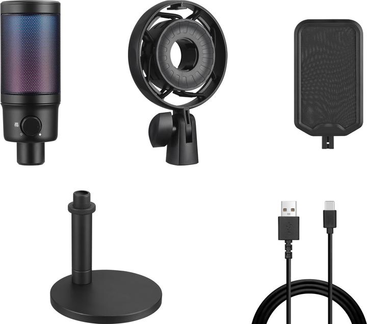 Image du produit Sandberg Streamer USB Microphone RGB