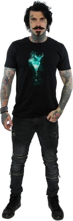 Actual product image Mens Patronus Stag Cotton T-Shirt (L)