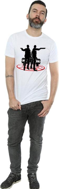 Actual product image Supernatural Mens Sam And Dean Silhouette T-Shirt (S)