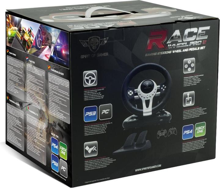 Immagine prodotto Spirit Of Gamer Race Wheel Pro 2 (Xbox Series X, Xbox One S, Xbox Serie S, PS3, PC, PS4, Xbox One X)