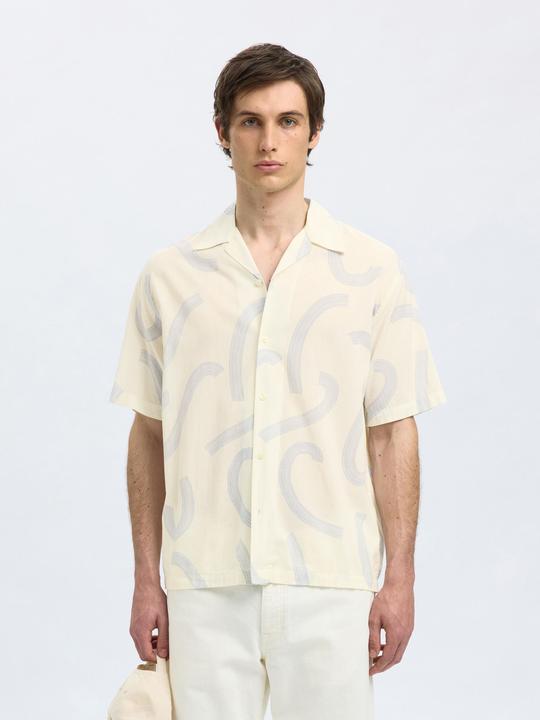 Produktbild Selected Homme Print Kurzarmhemd (L)