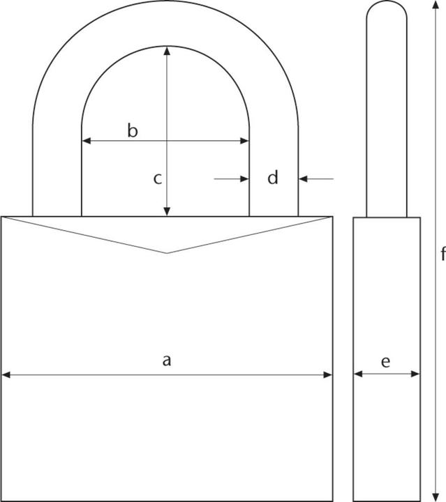 Actual product image Abus Combination lock 145/40