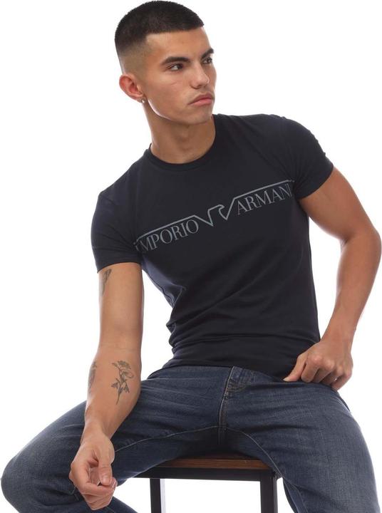 Actual product image Emporio Armani Mens Crew Neck T-Shirt (XL)