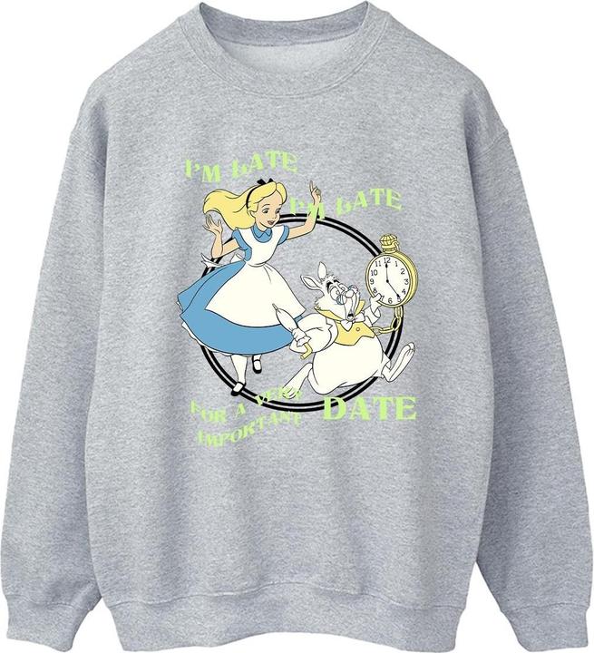 Disney Alice im Wunderland I'm Late Sweatshirt