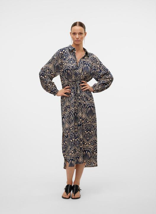 Produktbild Vero Moda VMVILJA Midikleid Hemdblusenkleid (M)