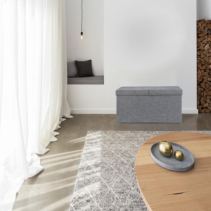 Image du produit Relaxdays Banquette avec espace, spacieuse (75.50 cm)