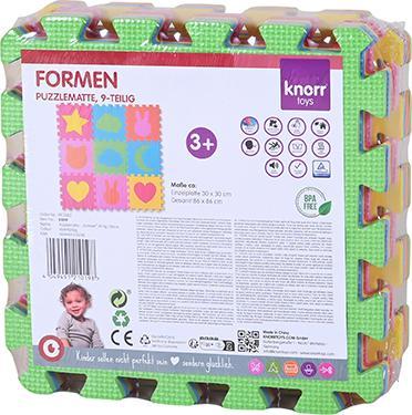 Produktbild Knorrtoys Puzzlematte - „Formen“ /9-tlg./30cm (30 x 31.5 x 30 cm)