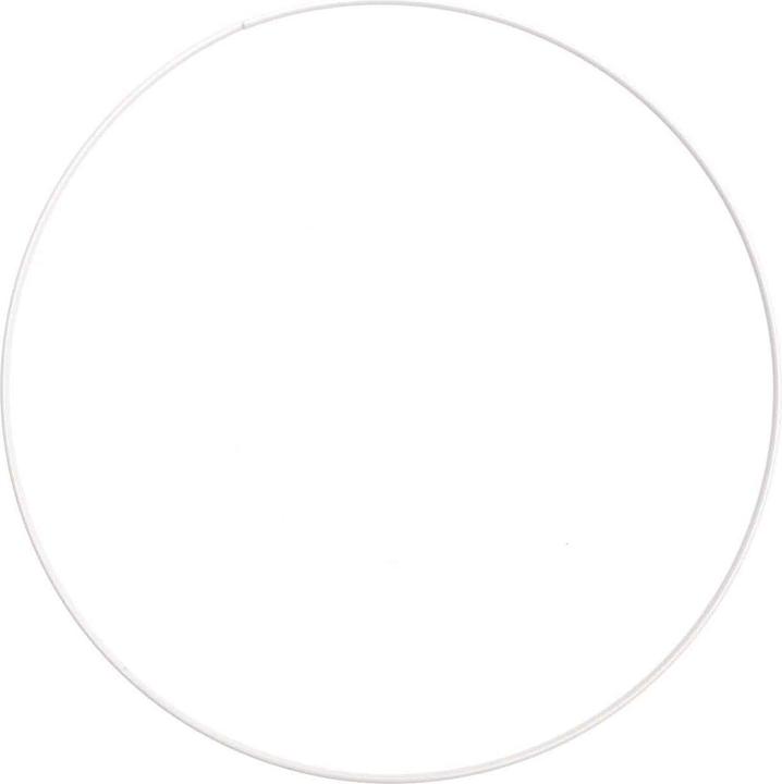 Rico Design Metallring 25 cm Weiss 1 Stück