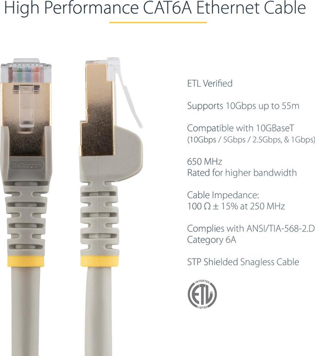 Produktbild StarTech -Ethernet-Kabel (S/UTP, CAT6a, 7 m)