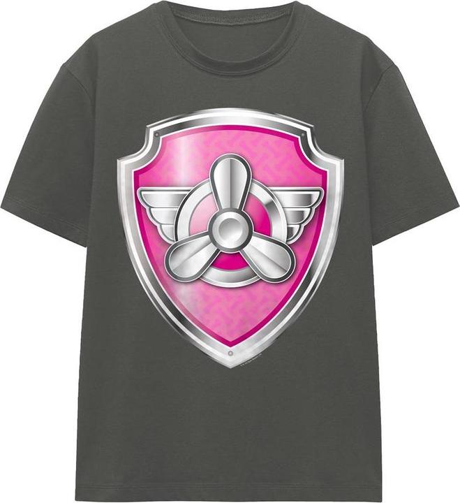 Actual product image Paw Patrol Unisex Adult Skye Badge T-Shirt (XXL)