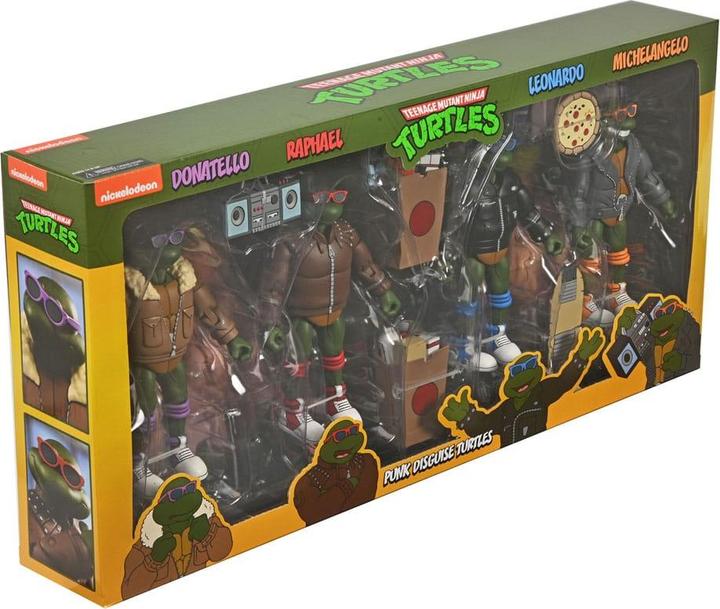 Produktbild Neca Teenage Mutant Ninja Turtles (Cartoon) Actionfiguren 4er-Pack Punk Turtles 18 cm