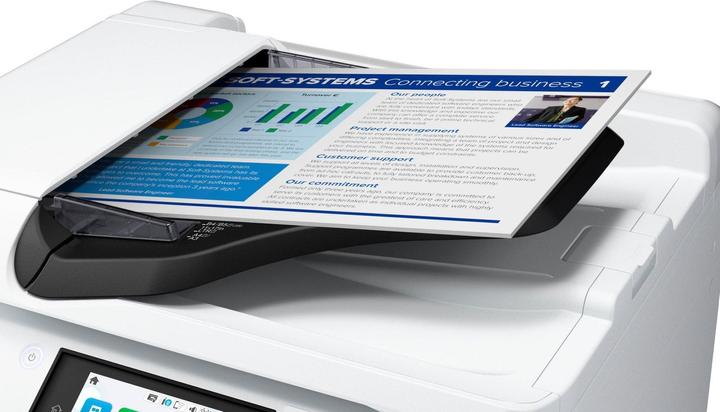 Produktbild Epson Workforce Pro Inkjet Far-Drucker 4in1 Blauer Engel (Schwarz-Weiss)