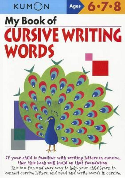 Energie-Label My Book of Cursive Writing: Words (Englisch, Inc, Kumon Publishing North America, Kumon Publishing, 2011)