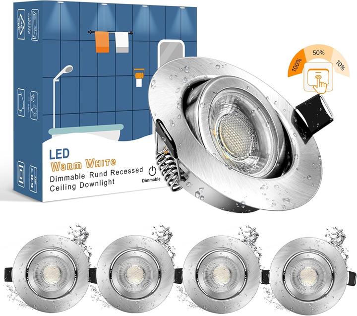 Produktbild Wowatt 5er-Set LED-Einbaustrahler (700 lm)