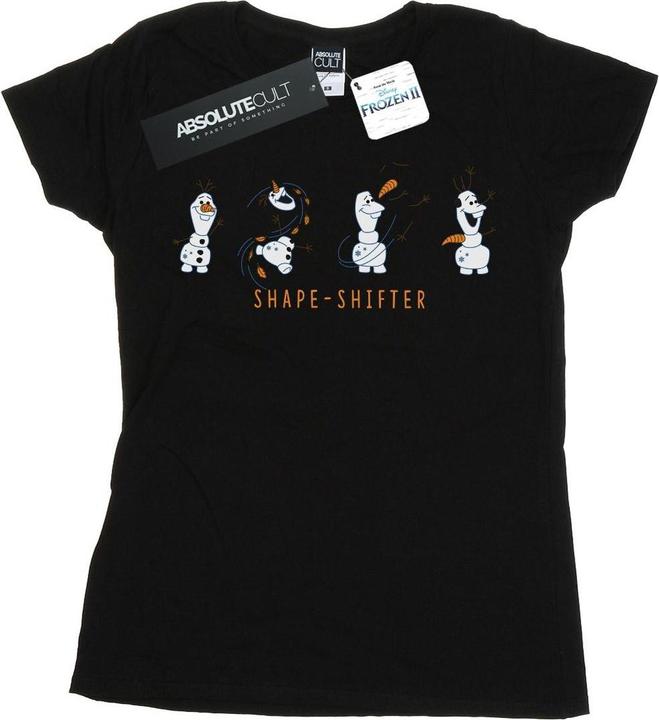 Actual product image Disney Womens/Ladies Frozen 2 Olaf Shape-Shifter Cotton T-Shirt (XL)
